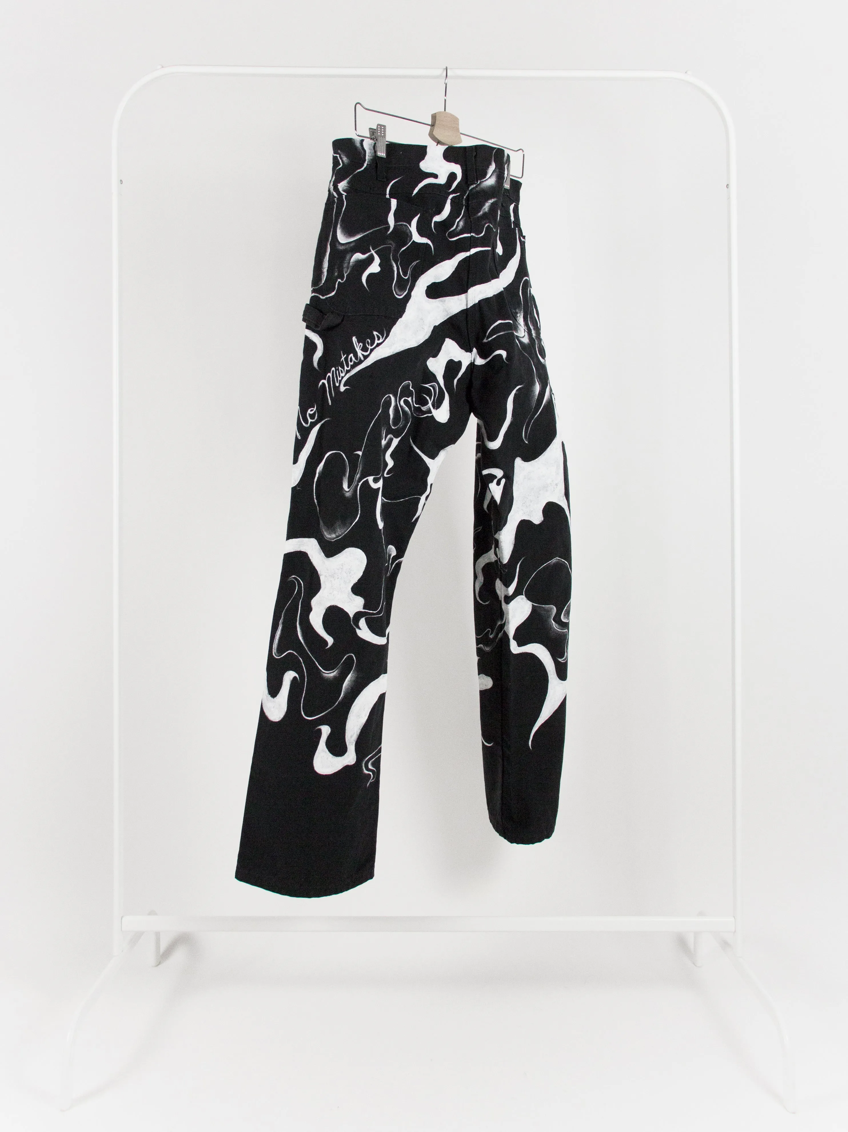 Eddie Yu 'No Mistakes' Painted Dickies