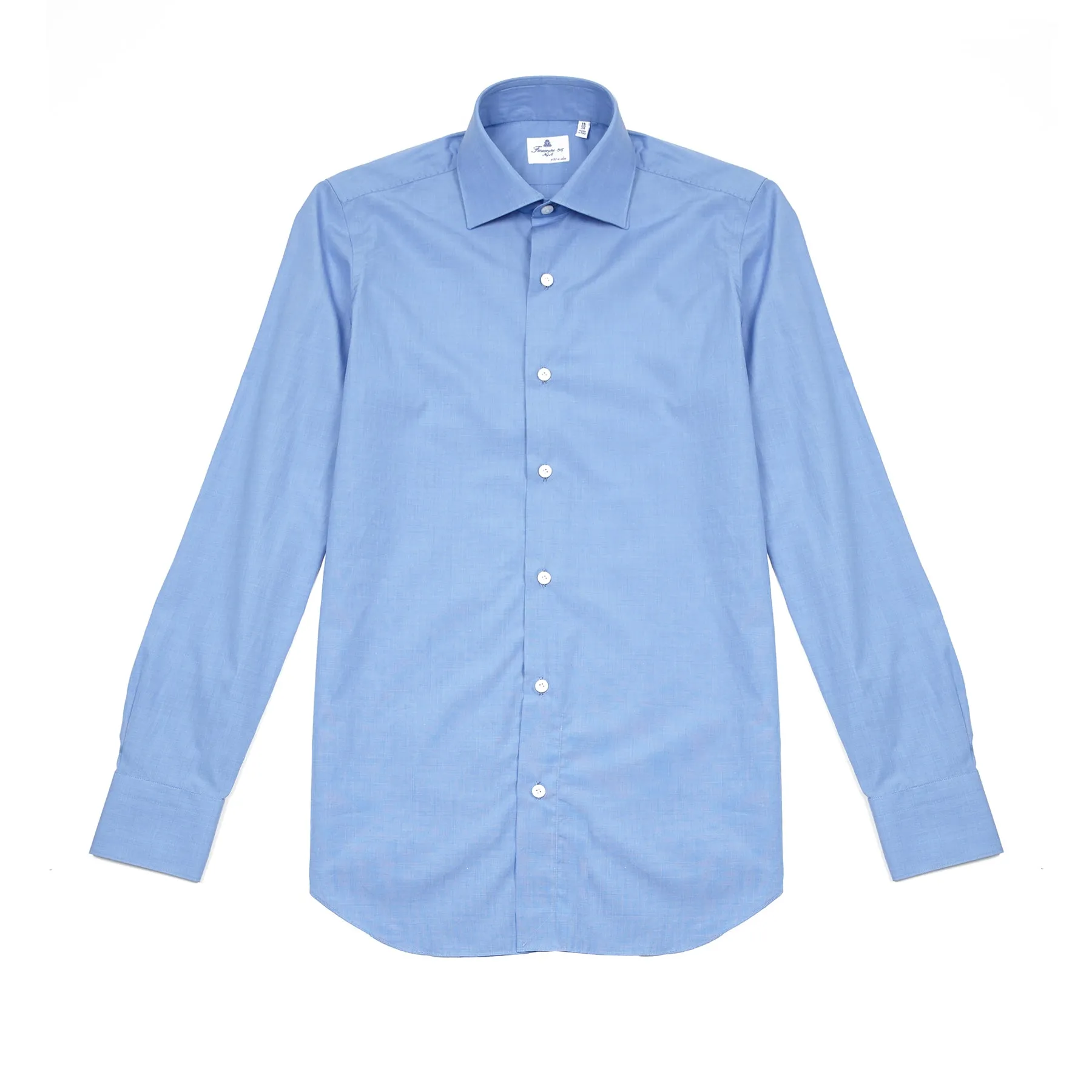 Finamore 170 Shirt in Blue