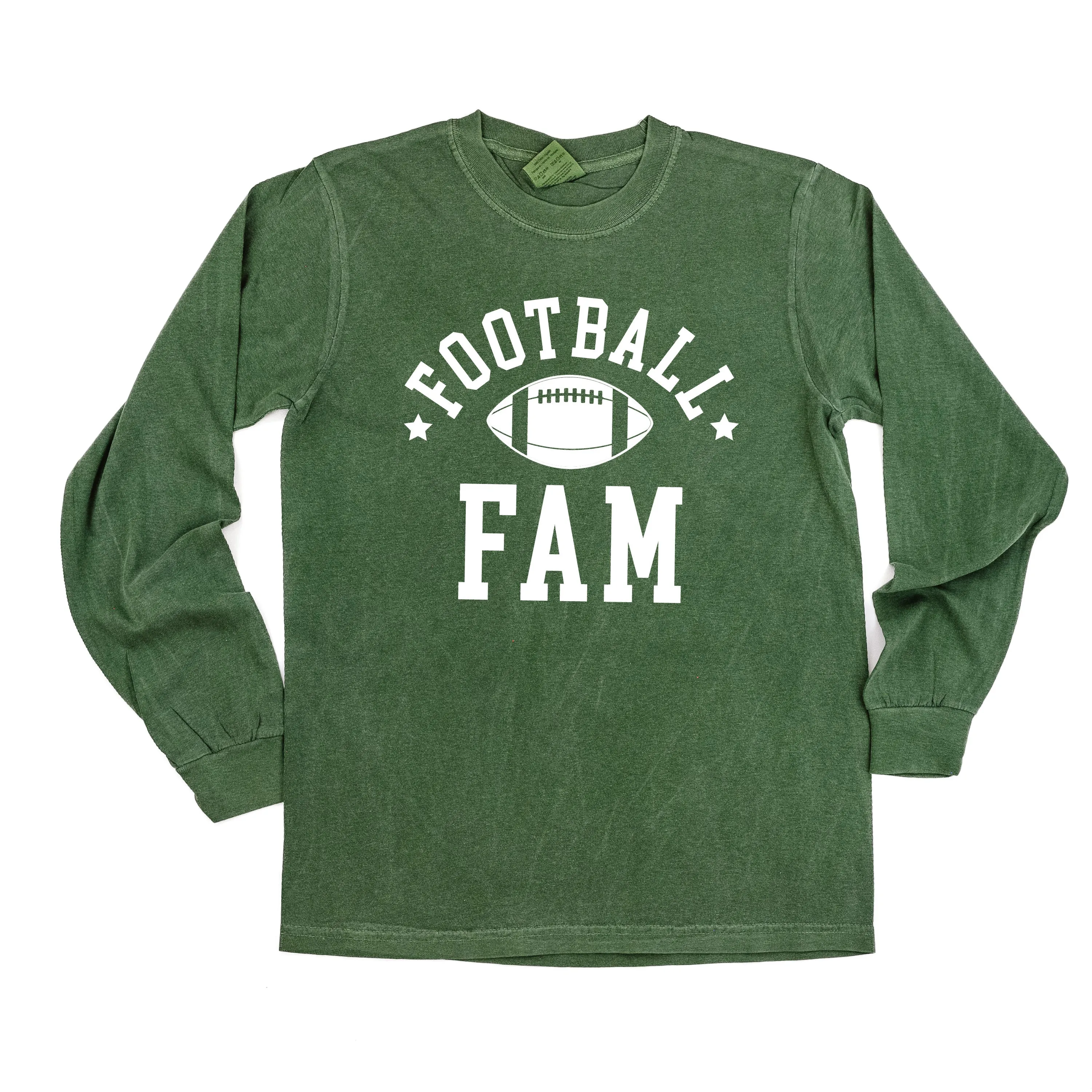 Football Fam - LONG SLEEVE COMFORT COLORS TEE