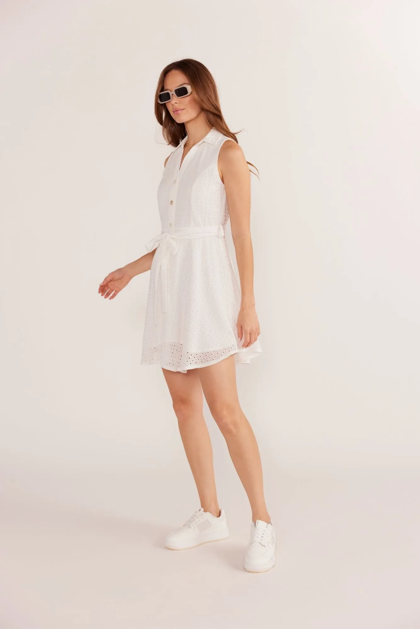 Frida Broderie Mini Dress | Ivy