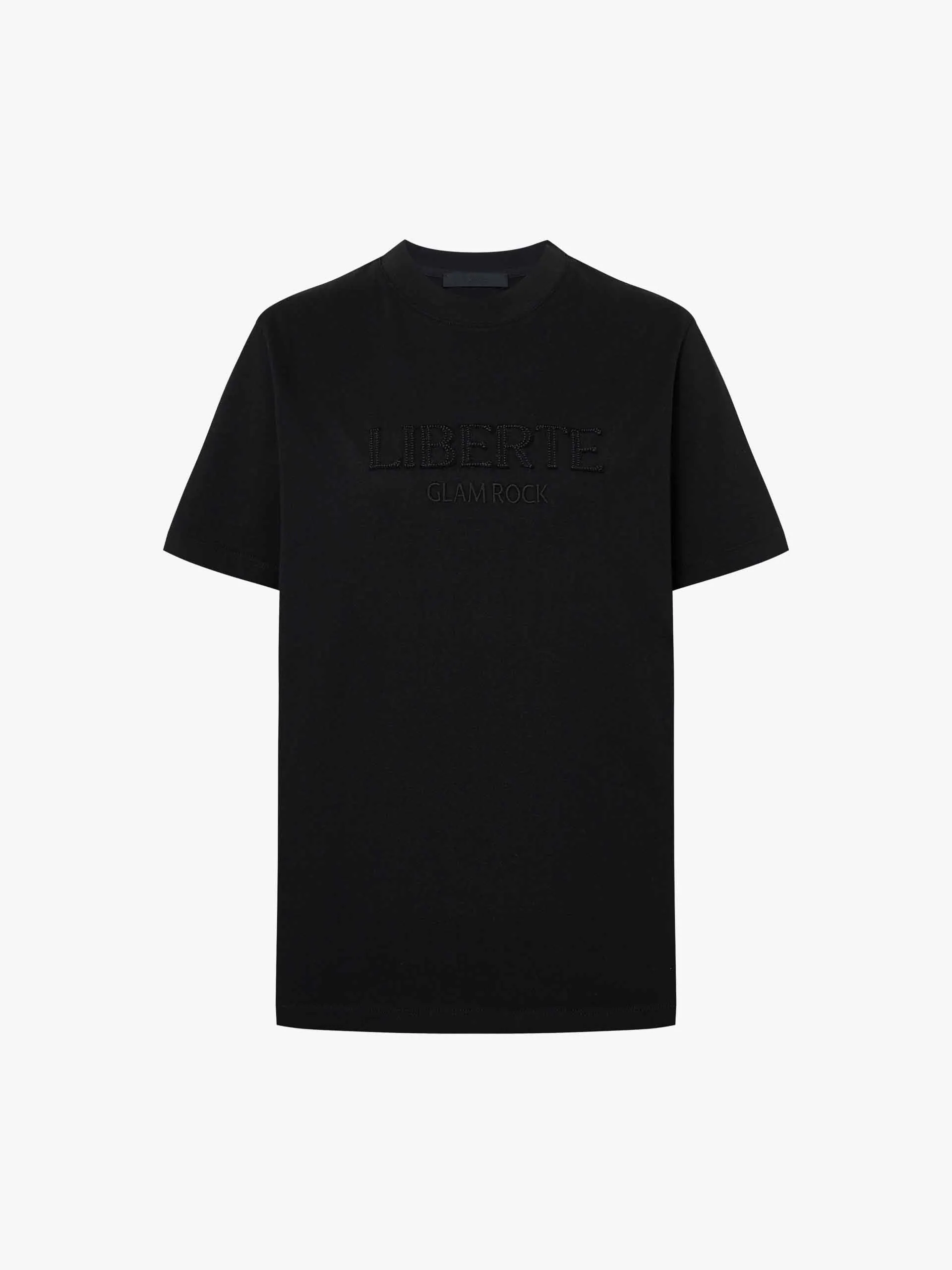 Front Letter Cotton T-shirt