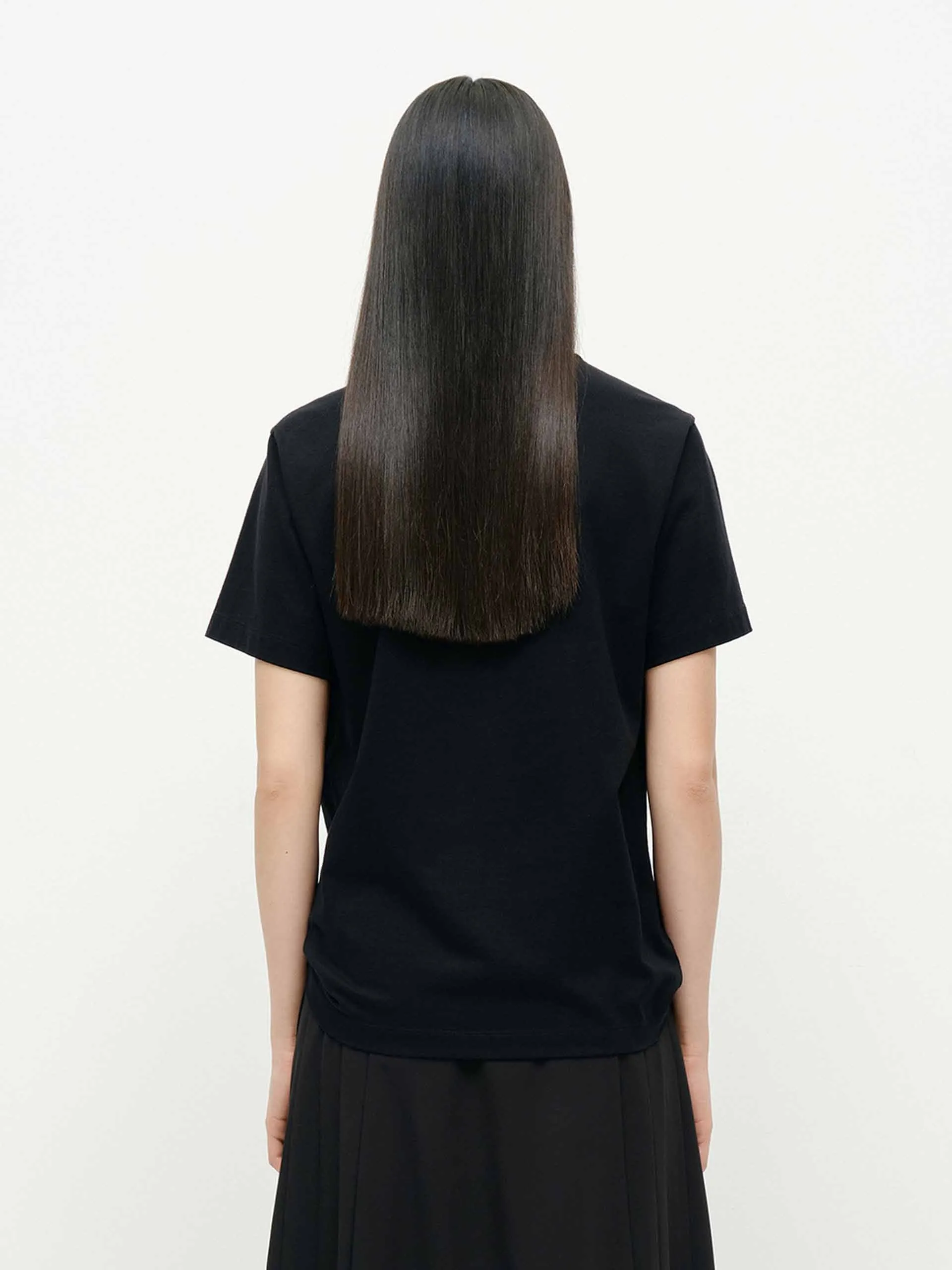 Front Letter Cotton T-shirt