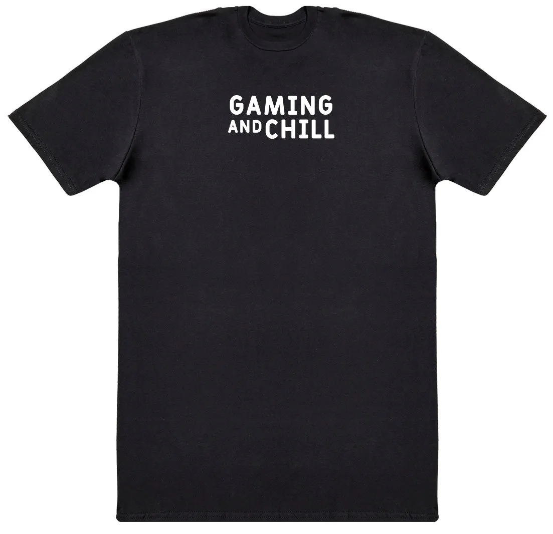 Gaming and Chill - Kids Oversized Comfy T-Shirt