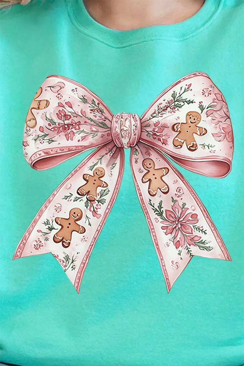 Gingerbread Coquette Bow Unisex NuBlend Crew Sweatshirt
