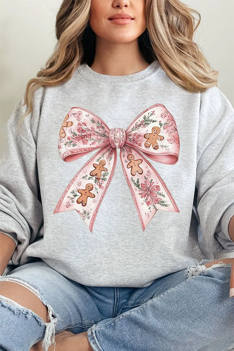 Gingerbread Coquette Bow Unisex NuBlend Crew Sweatshirt
