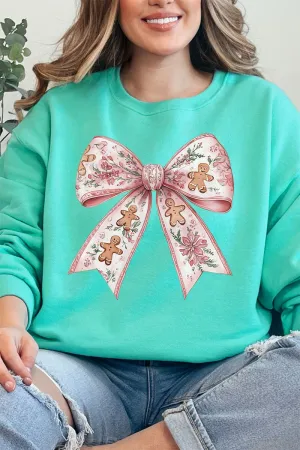 Gingerbread Coquette Bow Unisex NuBlend Crew Sweatshirt