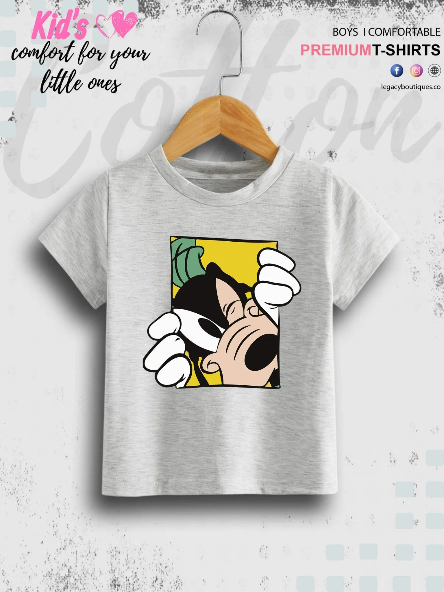 Goofy Dog 1 To 11 Year Boys T-Shirt In Cheapest Price Only In Dhaka