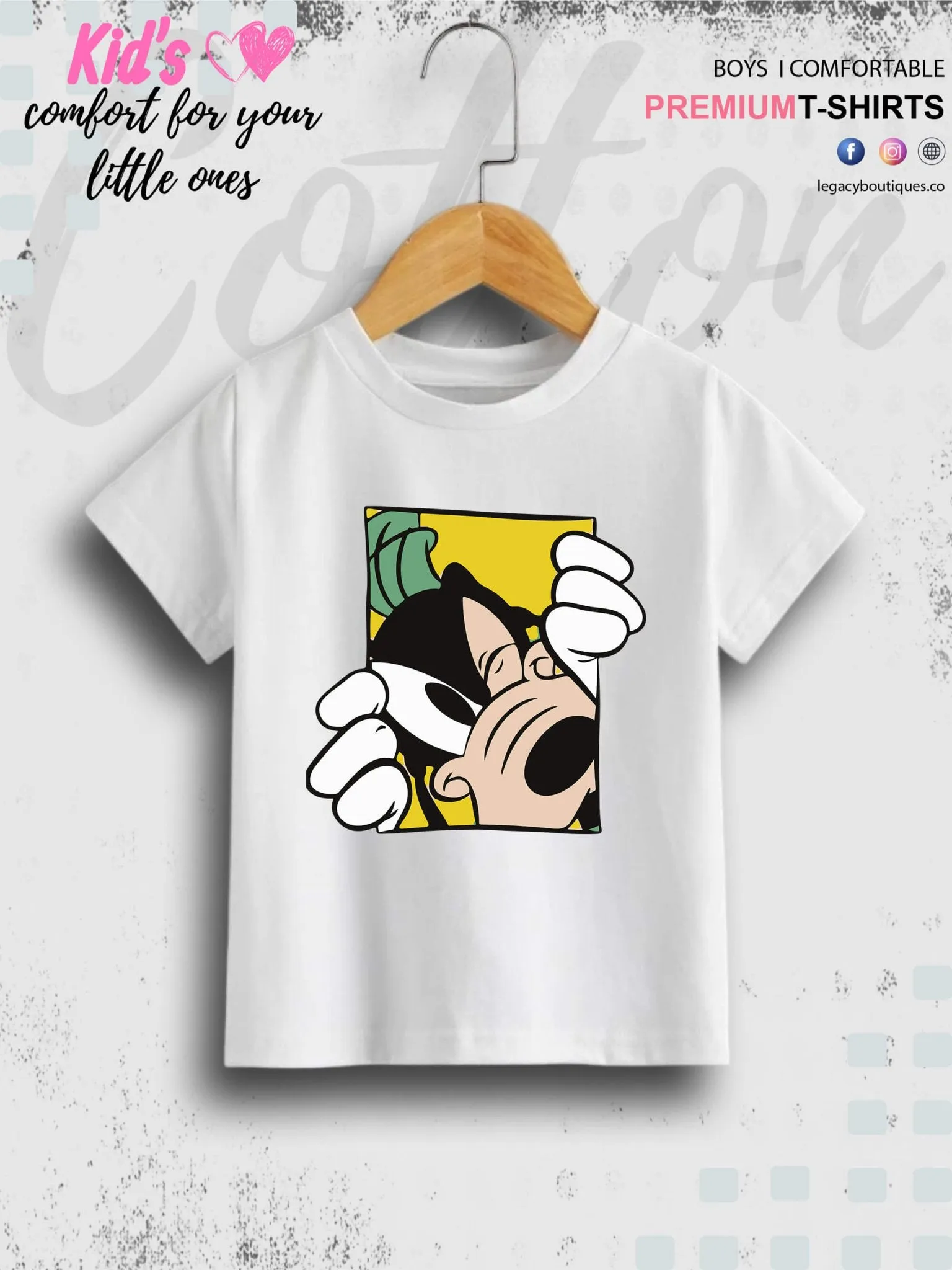 Goofy Dog 1 To 11 Year Boys T-Shirt In Cheapest Price Only In Dhaka