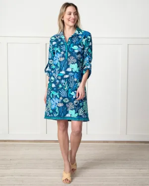 Graceful Getaway Dress (Oceania Navy)