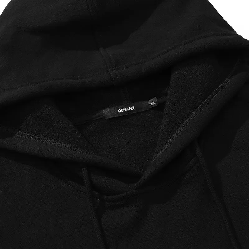 High Street Color Block Kangaroo Pocket Hoodies