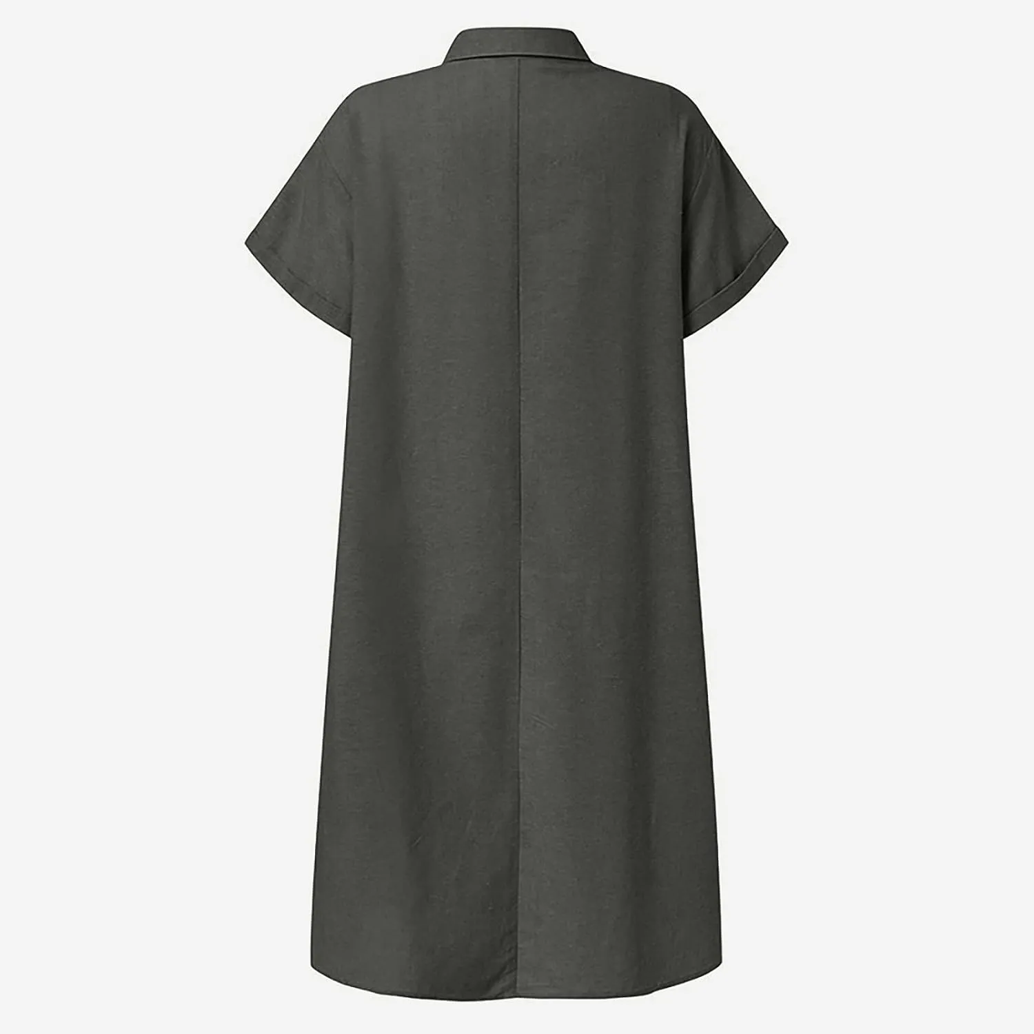 hlysgo Tshirt Dresses for Women with Pockets 2025 Summer Short Sleeve Mini Dress Casual Loose Comfy Cotton Linen Beach Dress
