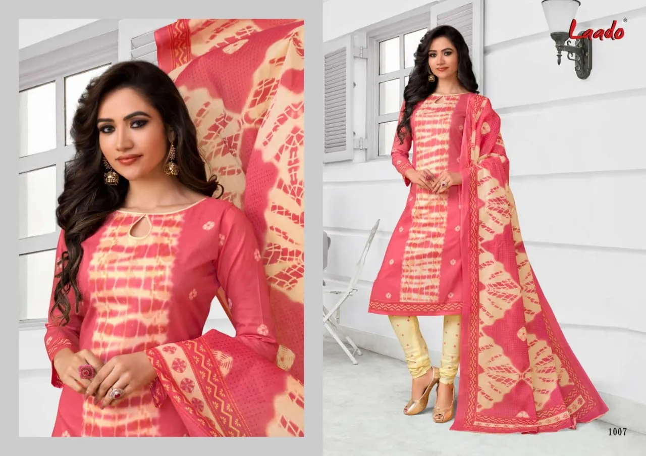 Laado Priyanka Vol 1 Cotton Fabric Daily Wear Salwar Kameez