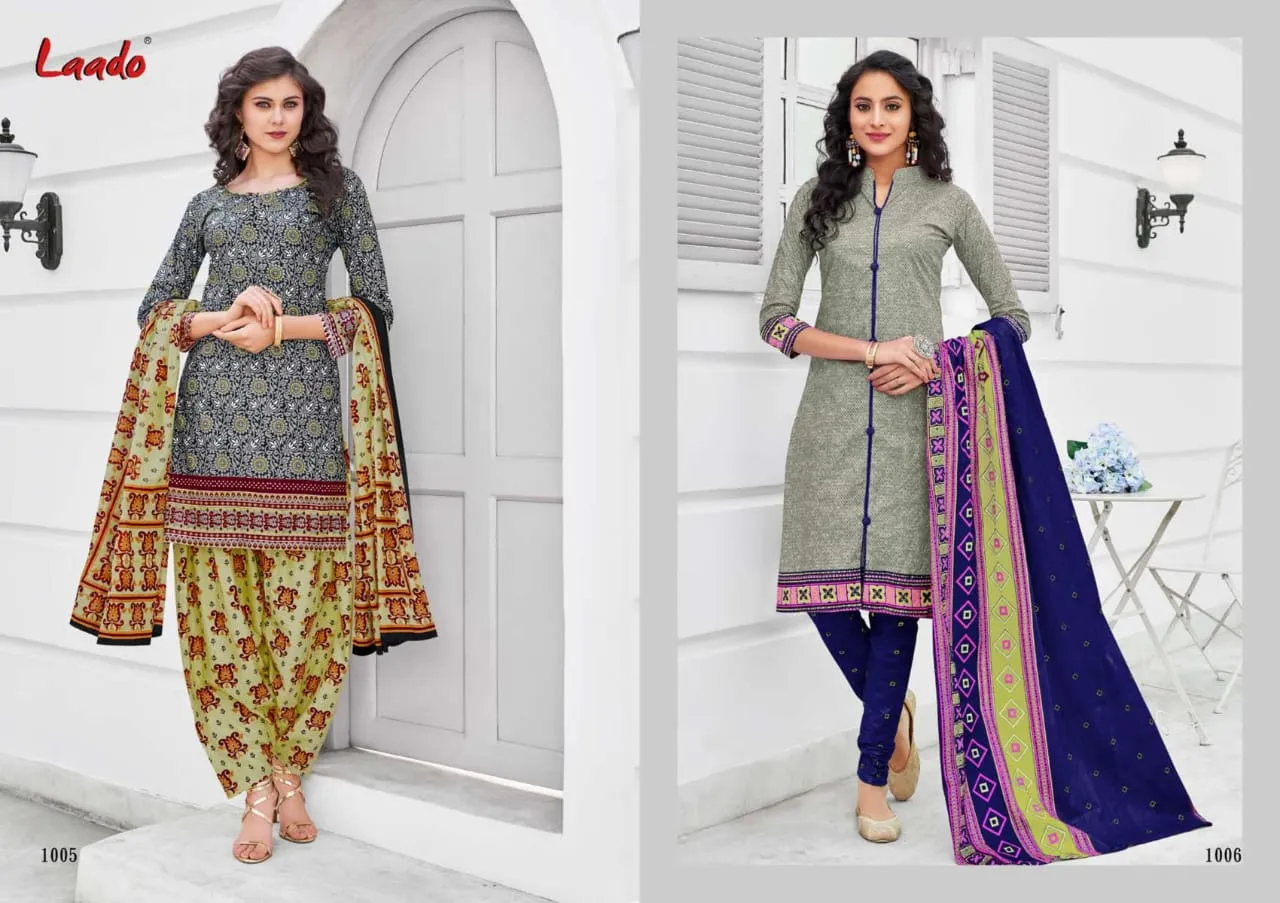 Laado Priyanka Vol 1 Cotton Fabric Daily Wear Salwar Kameez