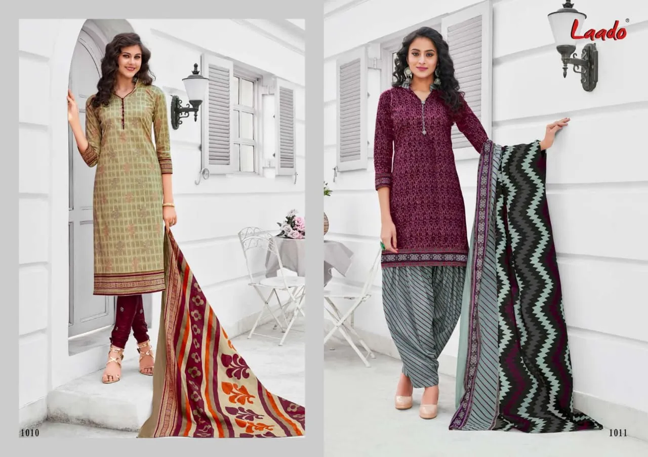 Laado Priyanka Vol 1 Cotton Fabric Daily Wear Salwar Kameez