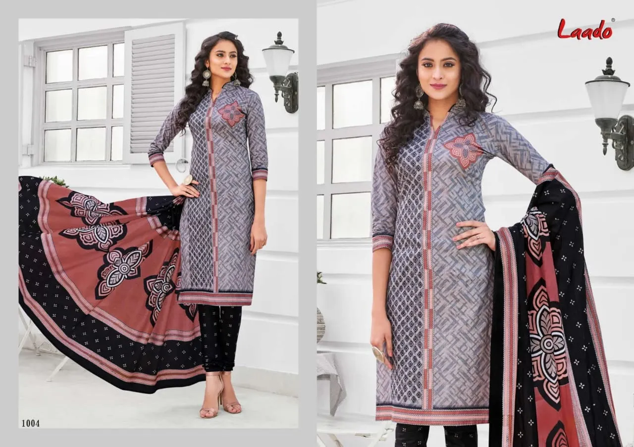 Laado Priyanka Vol 1 Cotton Fabric Daily Wear Salwar Kameez