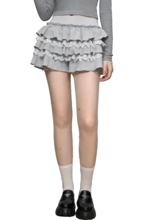 Lace Patchwork Cake Skirt