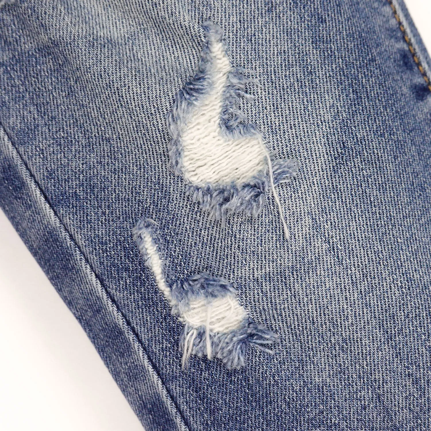 Little Kid Elastic Band Cool Jeans