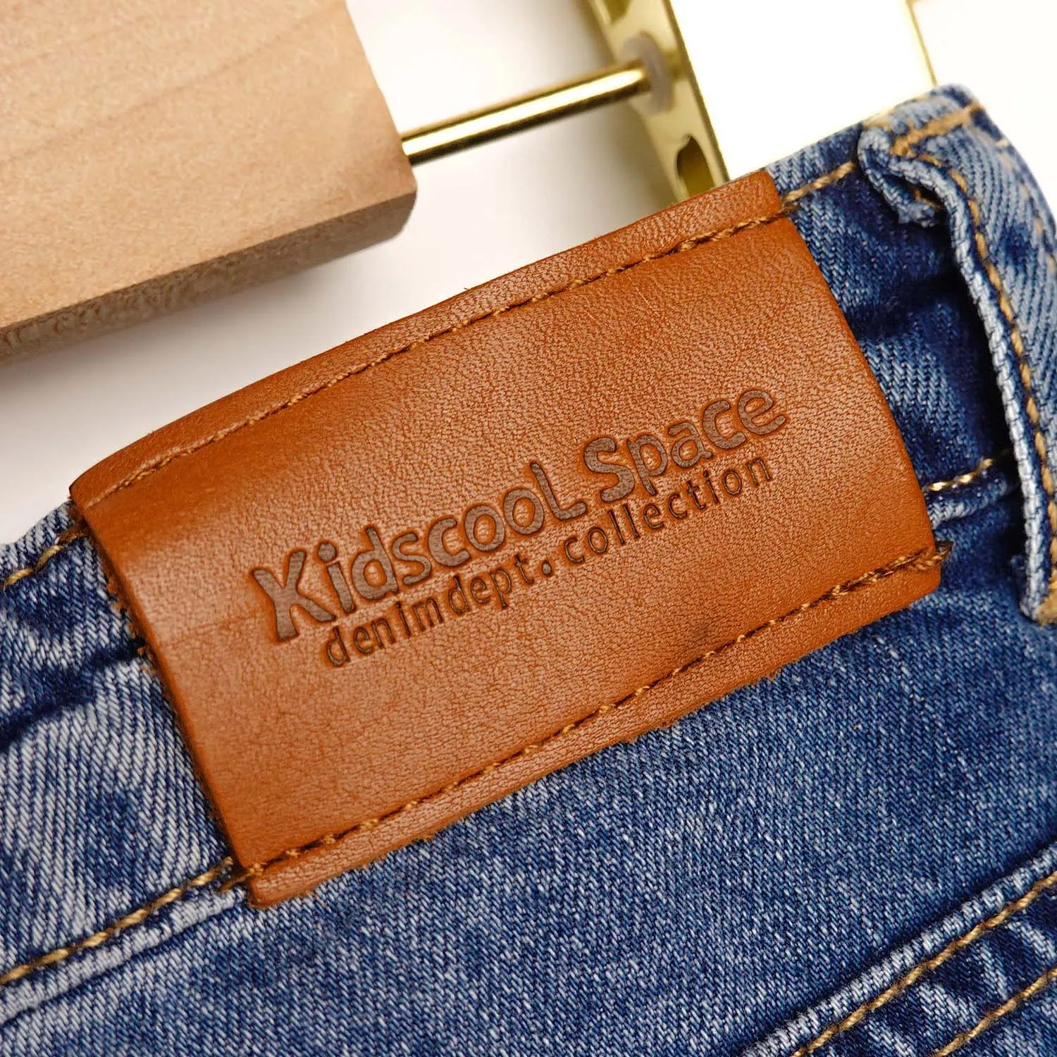 Little Kid Elastic Band Cool Jeans