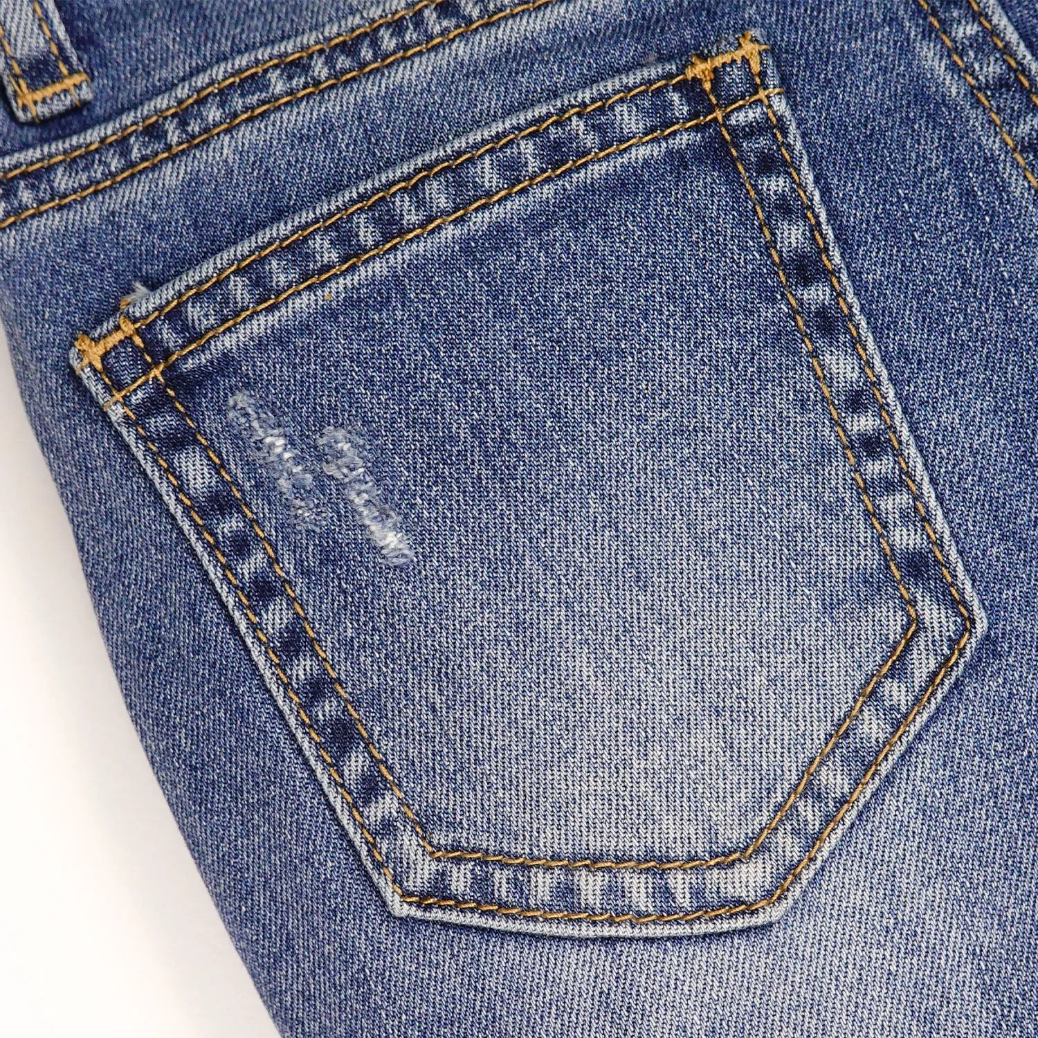Little Kid Elastic Band Cool Jeans