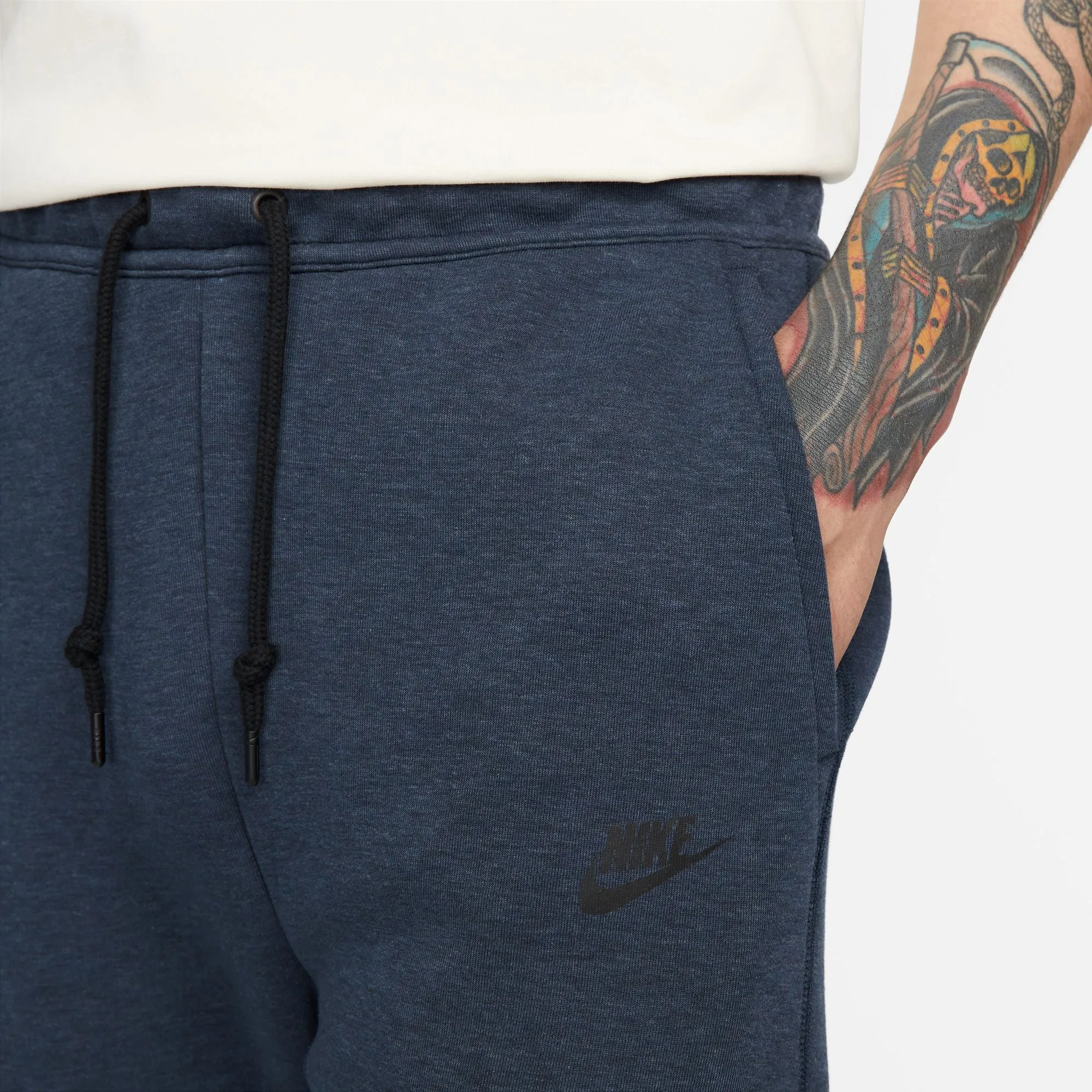 Men's Nike Tech Fleece Joggers-OBSIDIANHEATHER/BLACK