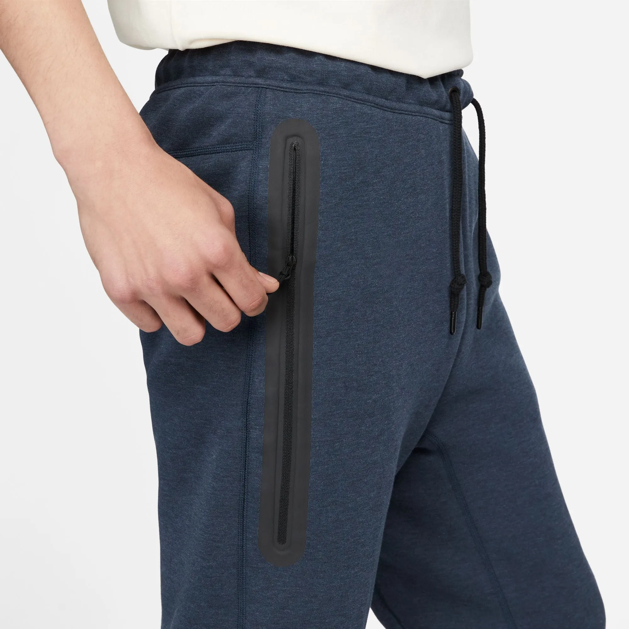 Men's Nike Tech Fleece Joggers-OBSIDIANHEATHER/BLACK