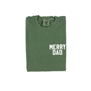 Merry Dad (pocket) - Comfort Colors Tee