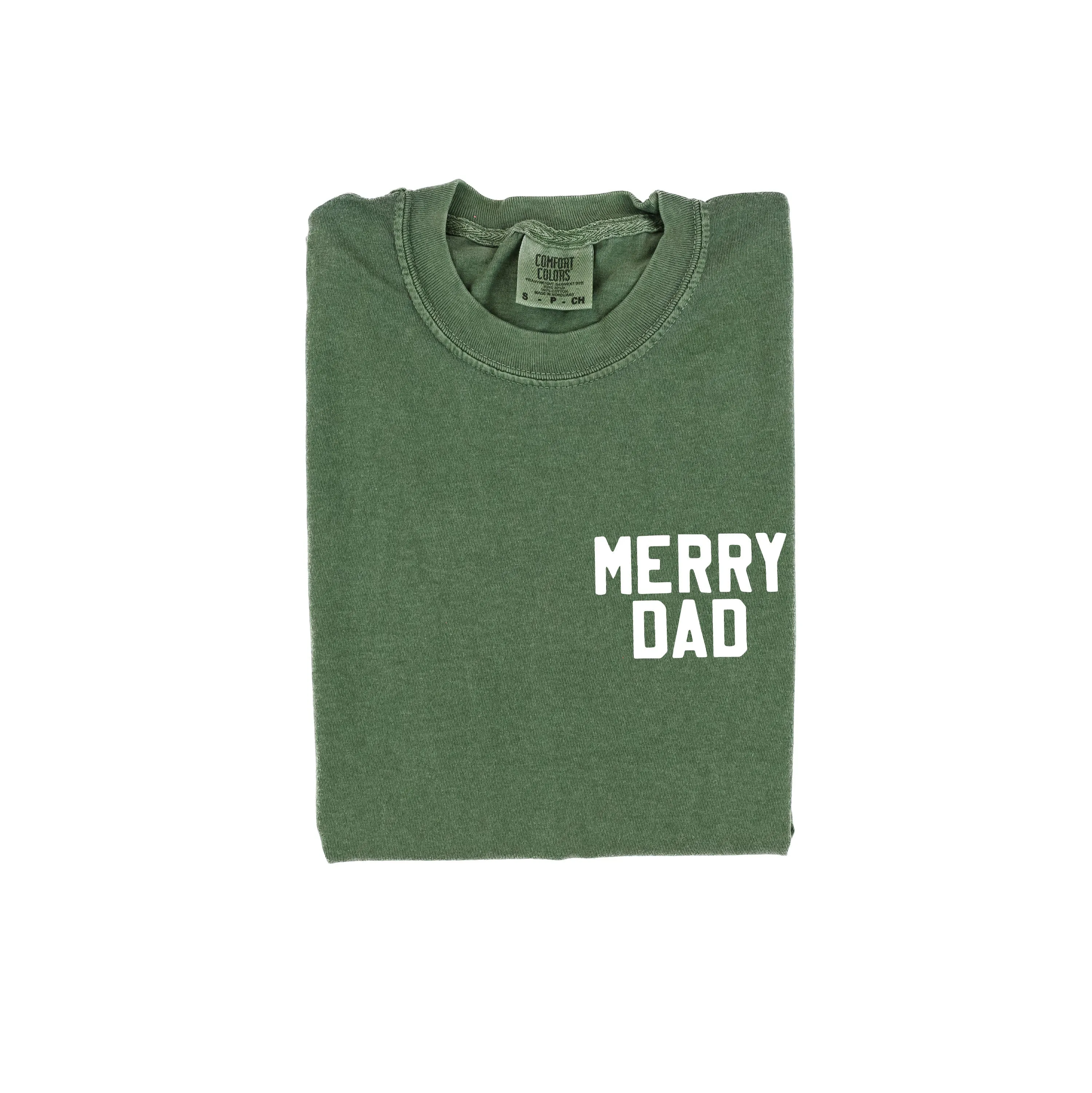 Merry Dad (pocket) - Comfort Colors Tee