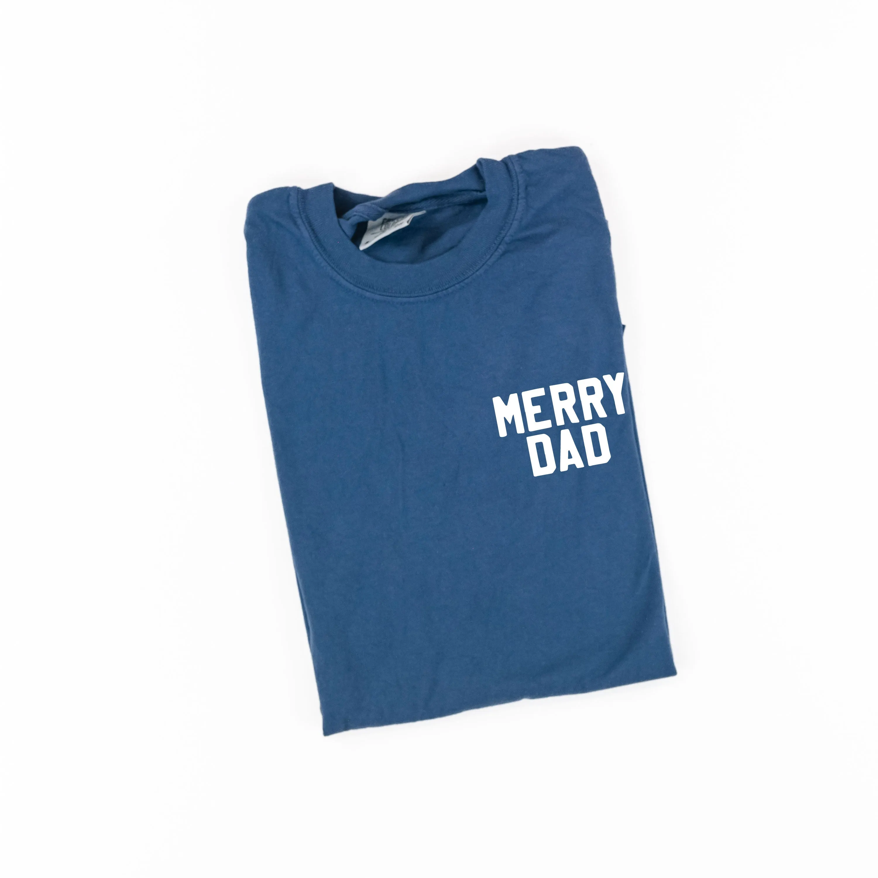 Merry Dad (pocket) - Comfort Colors Tee