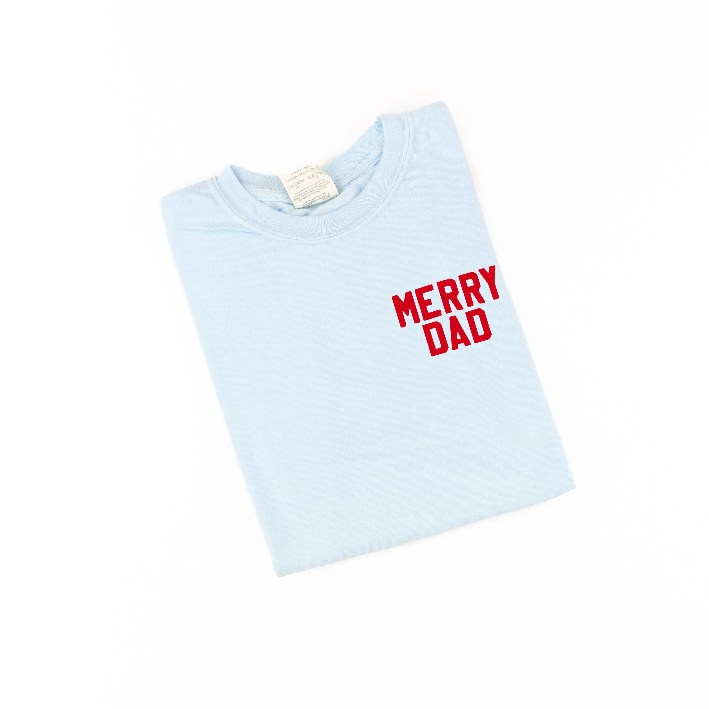 Merry Dad (pocket) - Comfort Colors Tee