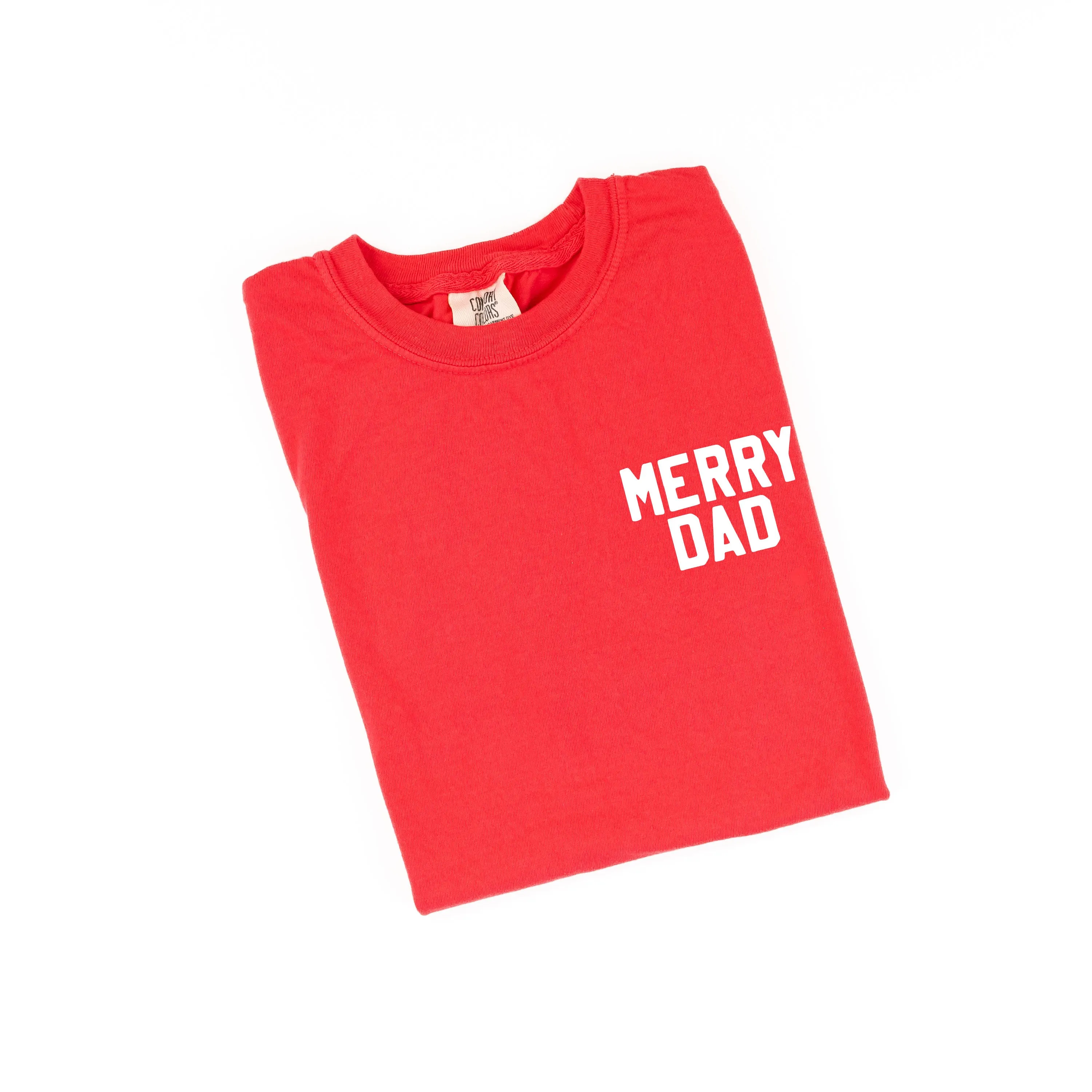 Merry Dad (pocket) - Comfort Colors Tee