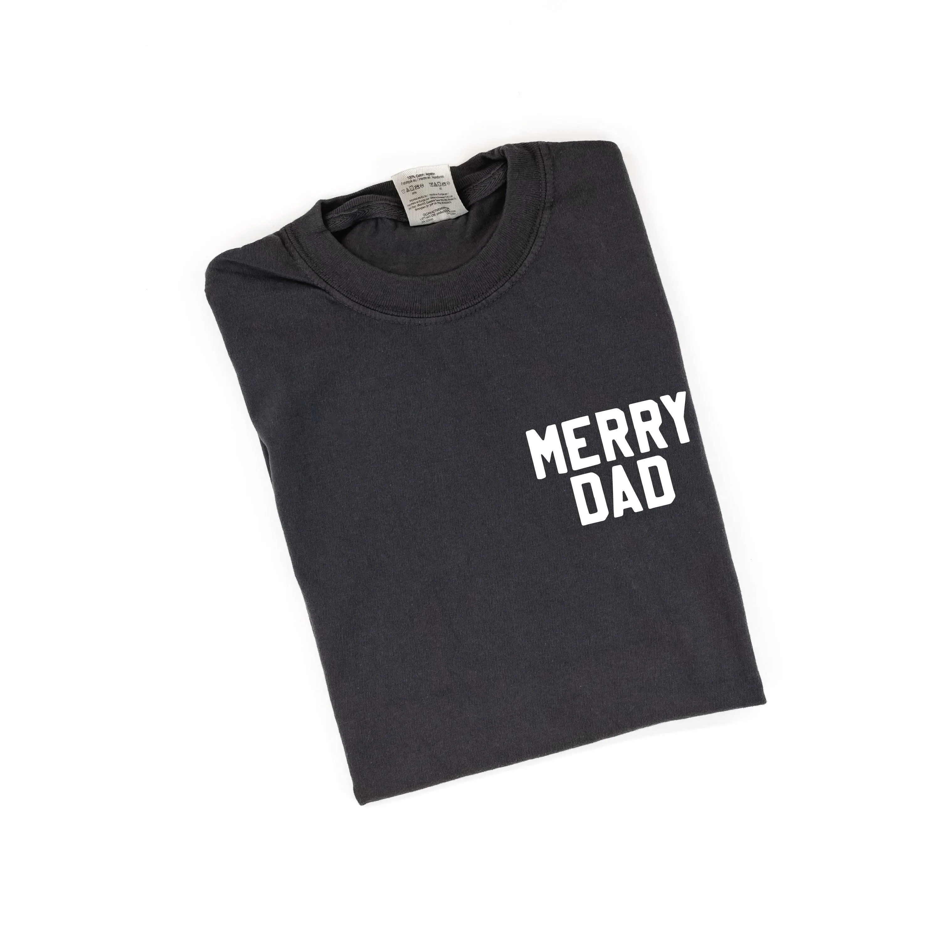 Merry Dad (pocket) - Comfort Colors Tee