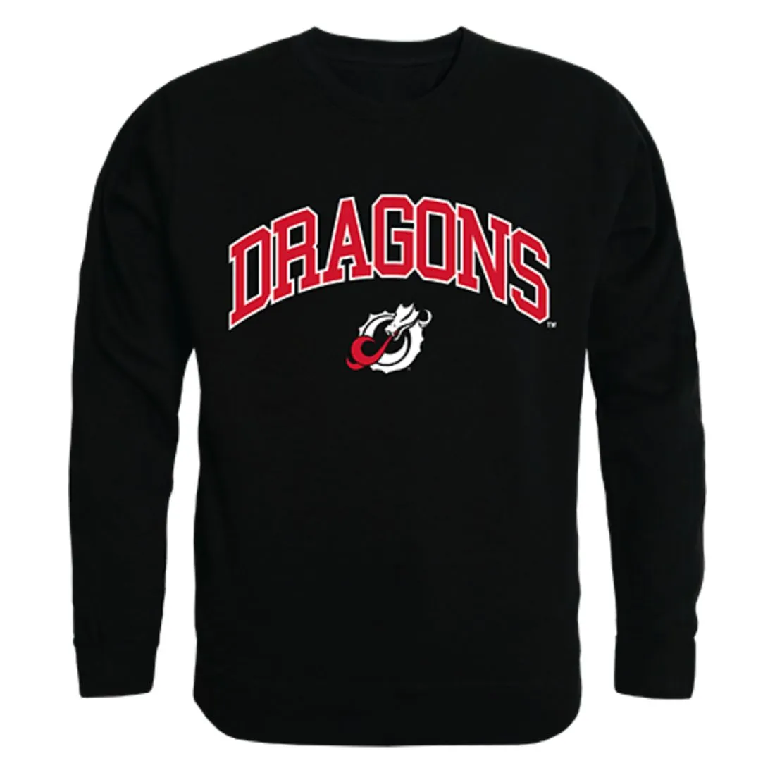 MSUM Minnesota State University Moorhead Campus Crewneck Pullover Sweatshirt Sweater Black