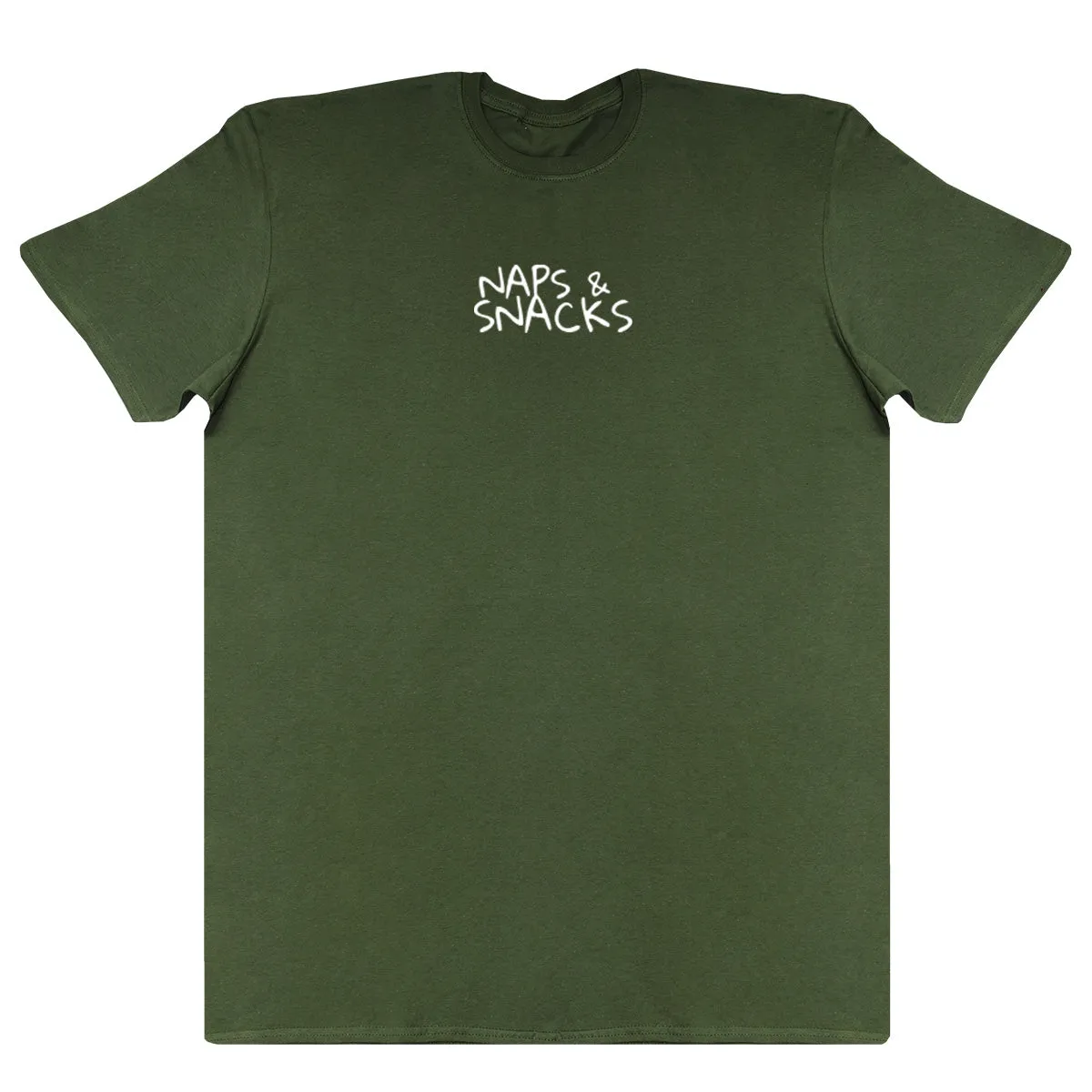 Naps & Snacks - Kids Oversized Comfy T-Shirt
