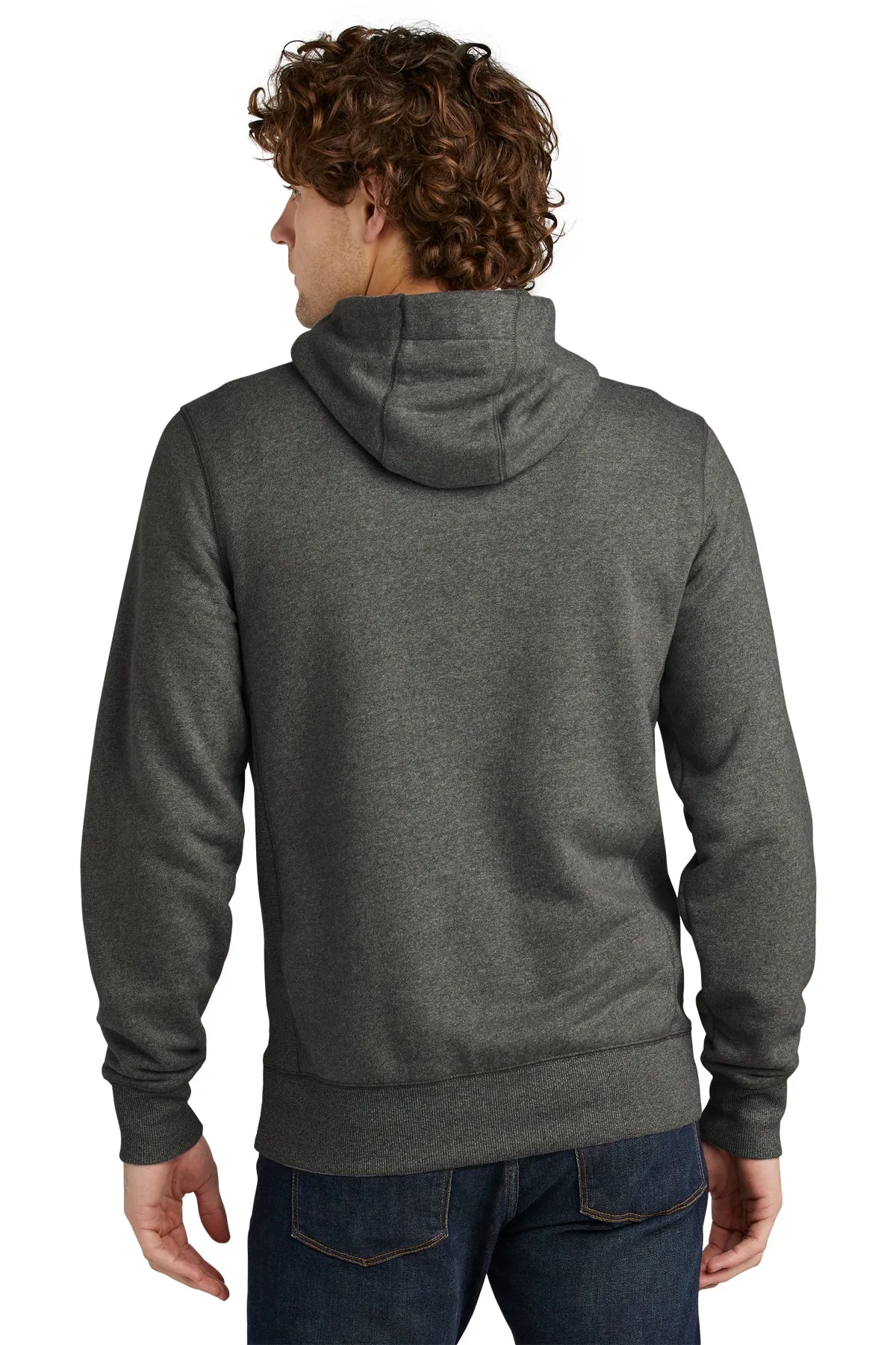 New Era French Terry Custom Zip Hoodies, Black Twist