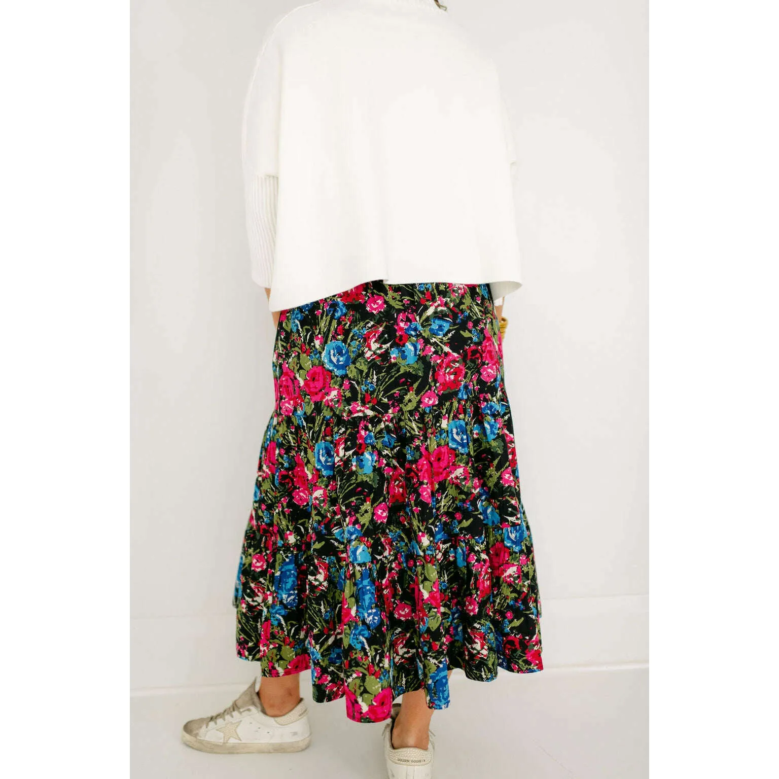 Olivia by Livro Eloise Skirt in Festive Floral