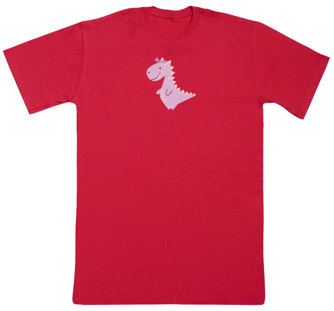 Pink Dino - Kids Oversized Comfy T-Shirt