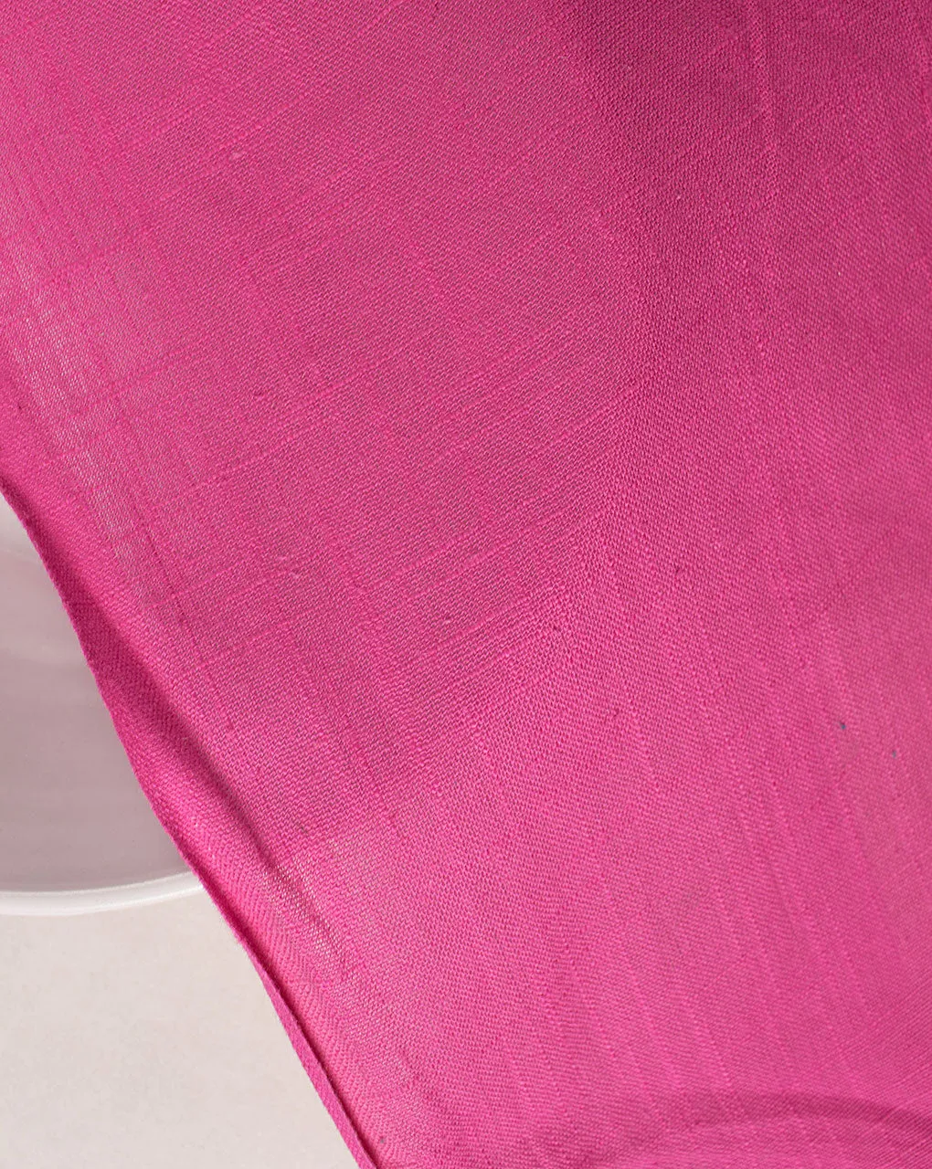 Pink Plain Slub Rayon Fabric
