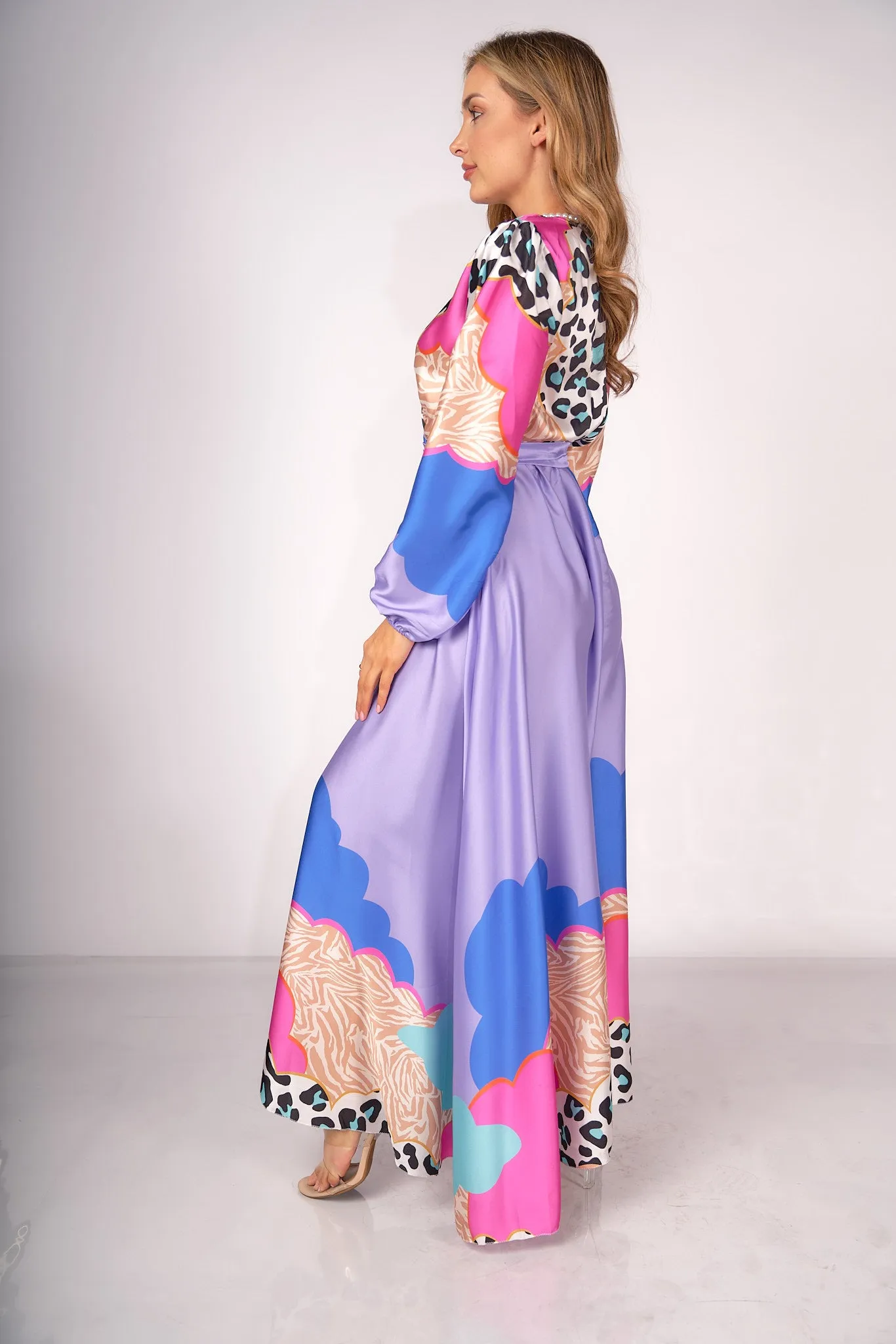 Printed Princess Satin Top