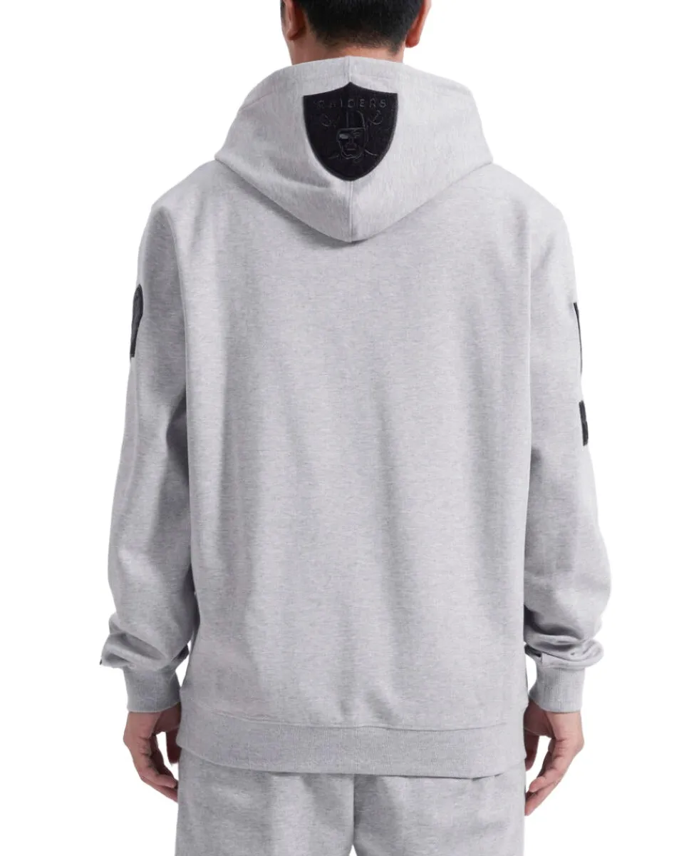 Pro Standard Las Vegas Raiders Triple Tonal Dk Po Hoodie - Heather Grey