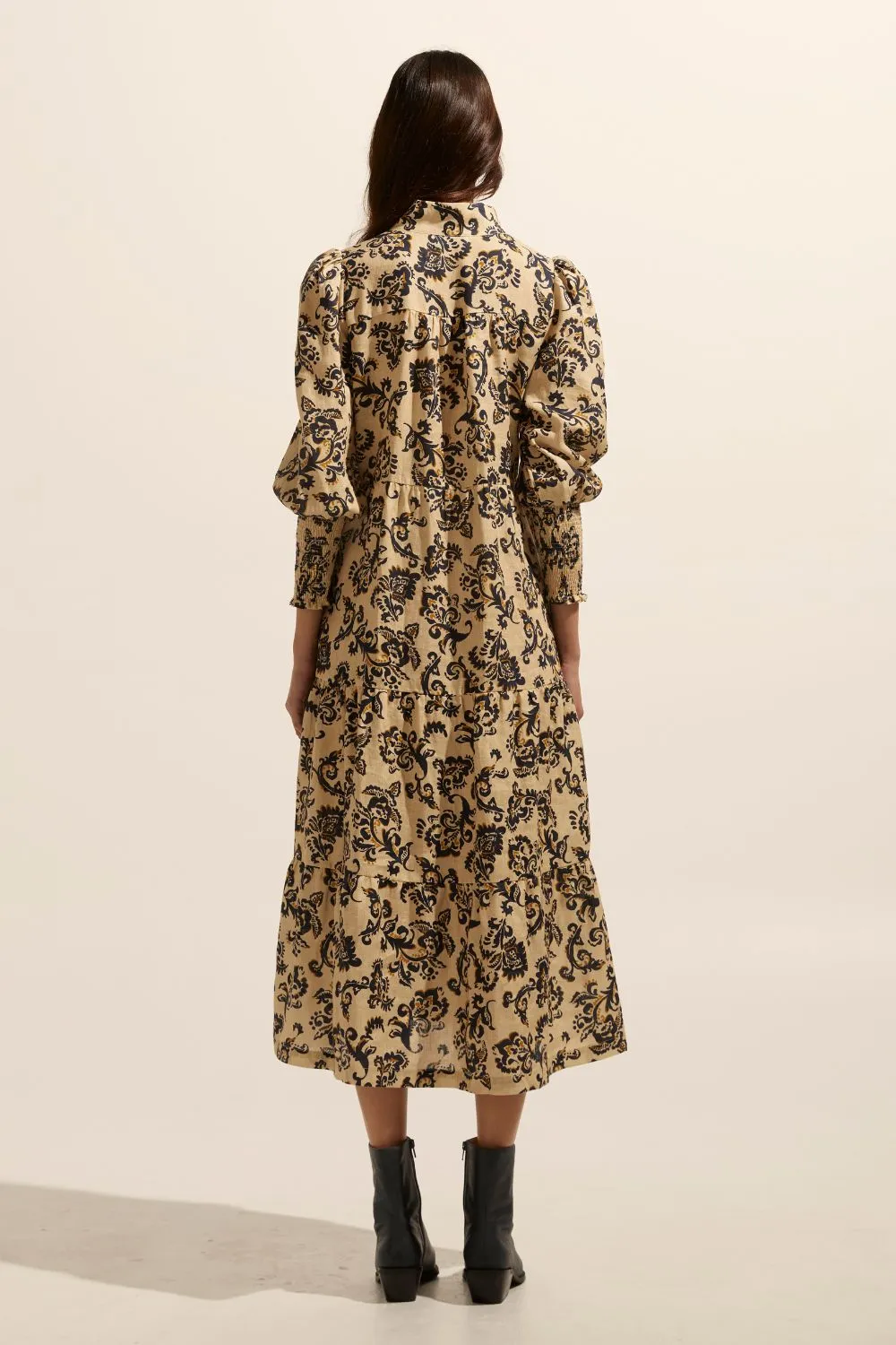 Recruit dress - Ochre floral