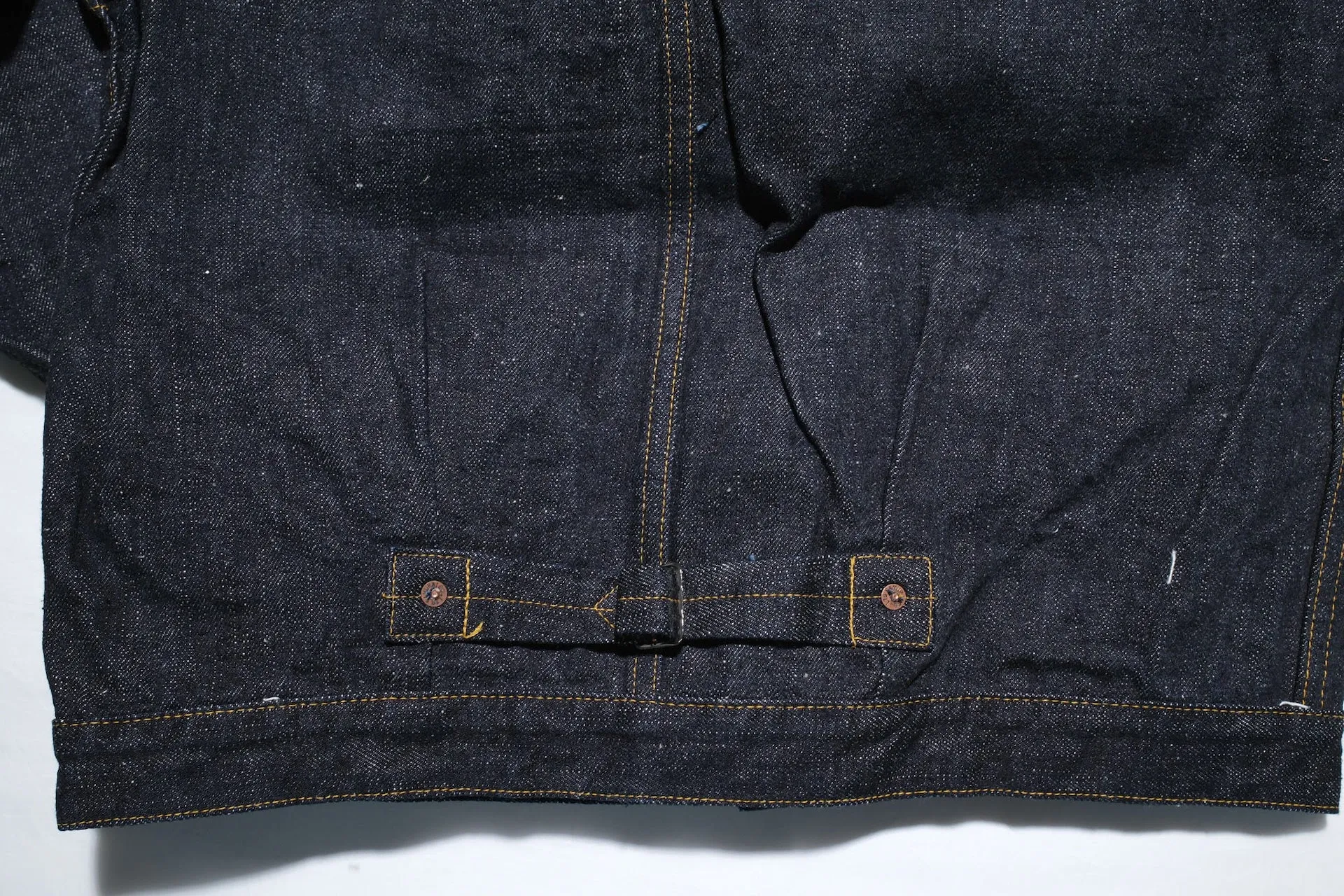 Samurai 17oz Indigo Dyed "Zero " T-Back Type 1 Denim Jacket