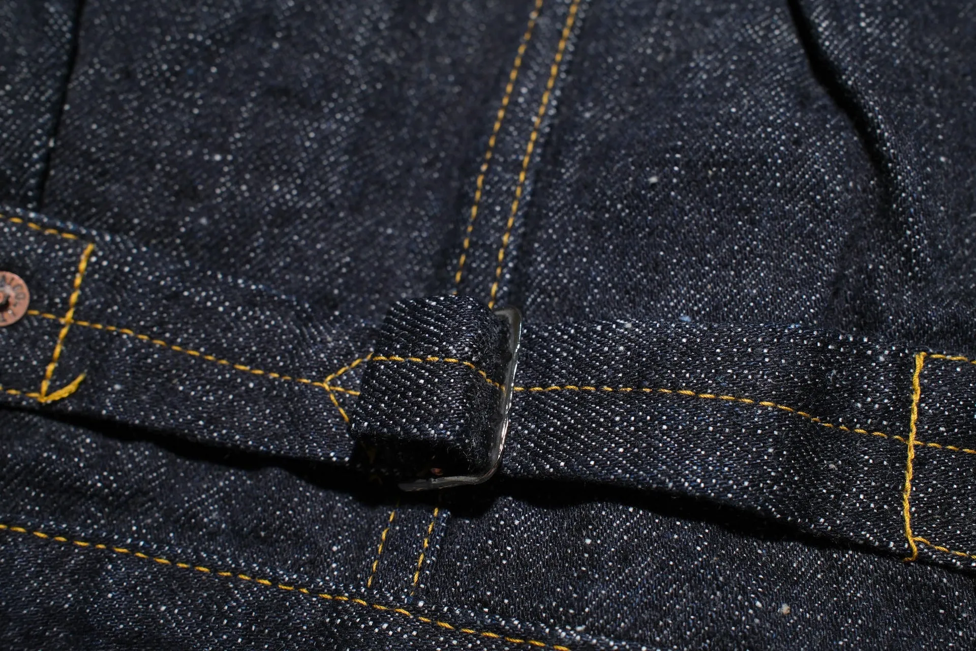 Samurai 17oz Indigo Dyed "Zero " T-Back Type 1 Denim Jacket