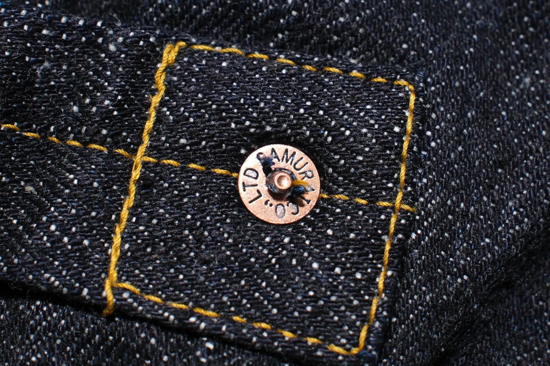 Samurai 17oz Indigo Dyed "Zero " T-Back Type 1 Denim Jacket