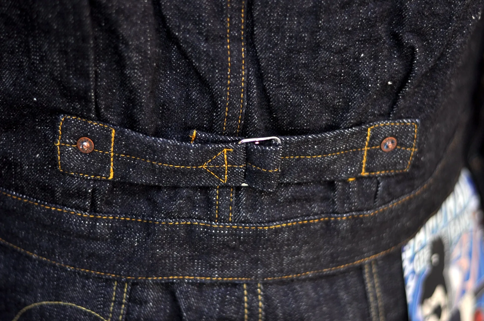 Samurai 17oz Indigo Dyed "Zero " T-Back Type 1 Denim Jacket