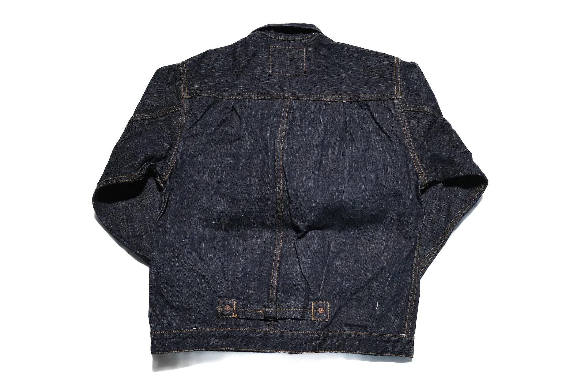 Samurai 17oz Indigo Dyed "Zero " T-Back Type 1 Denim Jacket