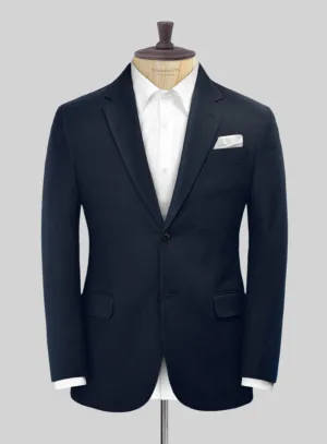 Scabal Dark Navy Cotton Stretch Jacket