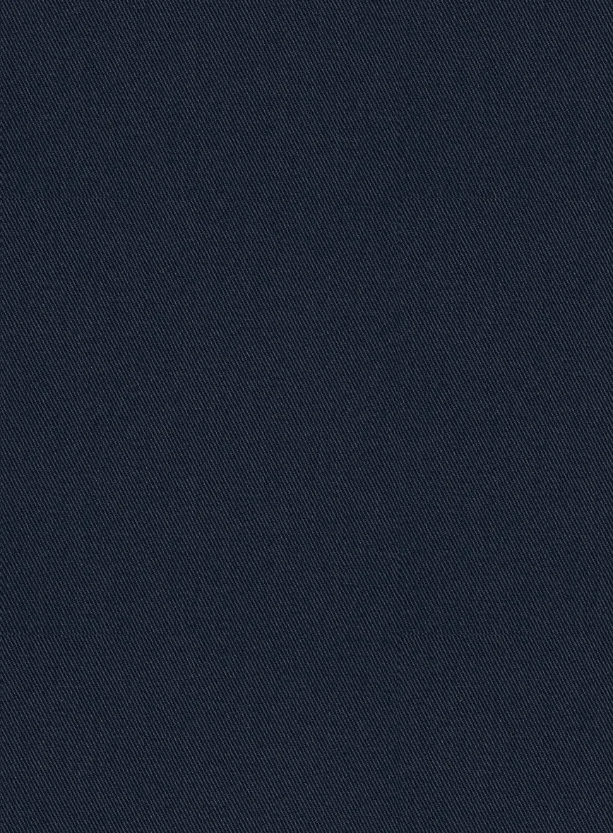 Scabal Dark Navy Cotton Stretch Jacket