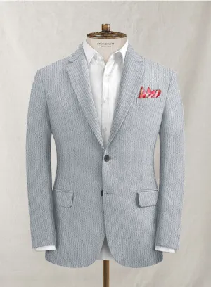 Scabal Nautica Blue Seersucker Jacket