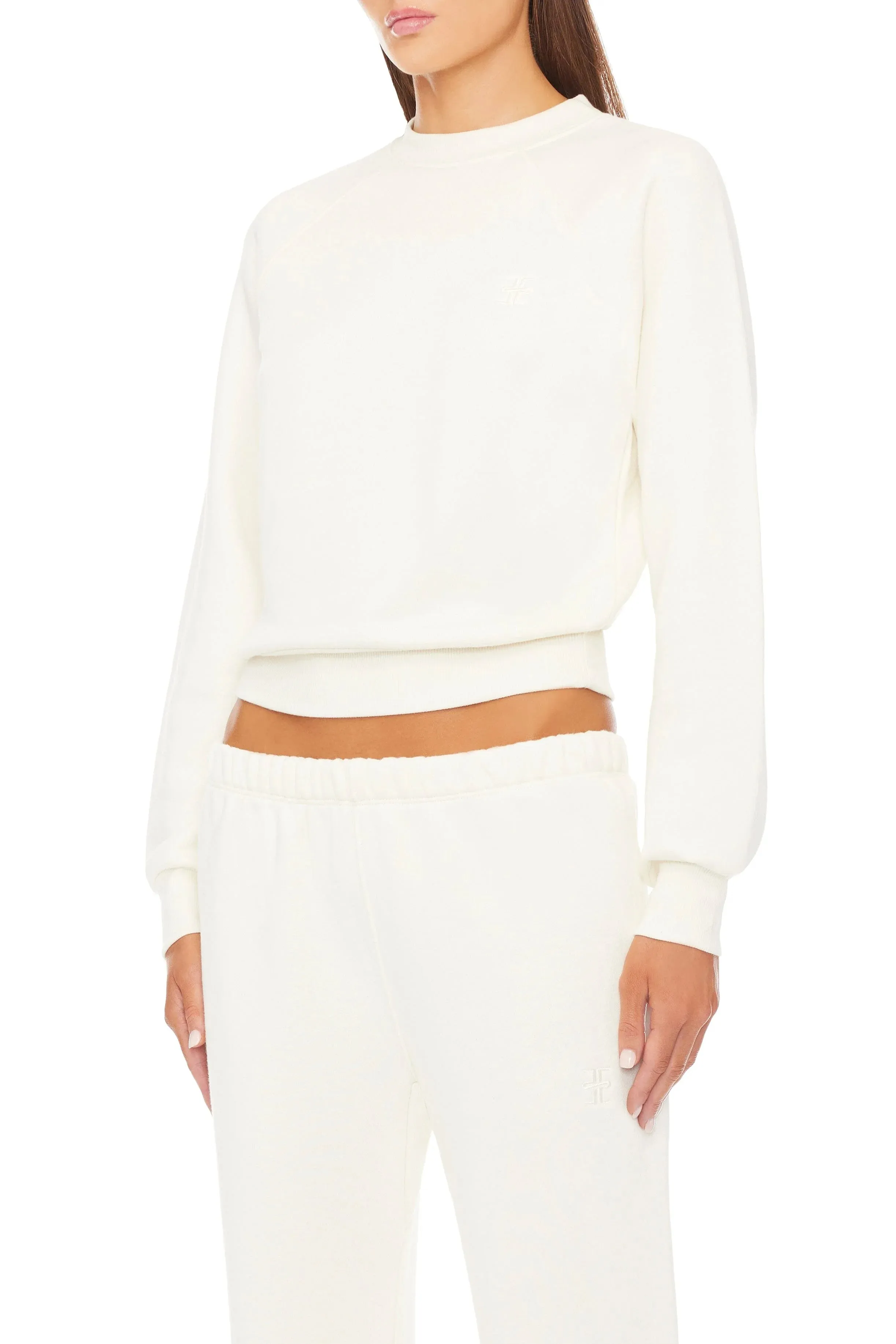 Shrunken Raglan Sweatshirt - Cream