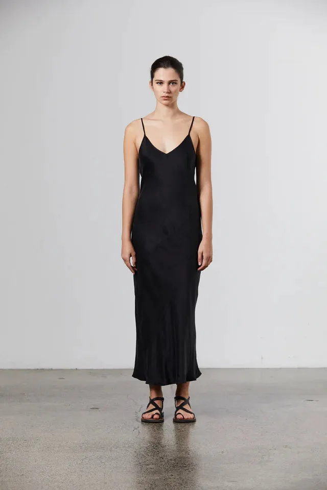 Silk Slip Black